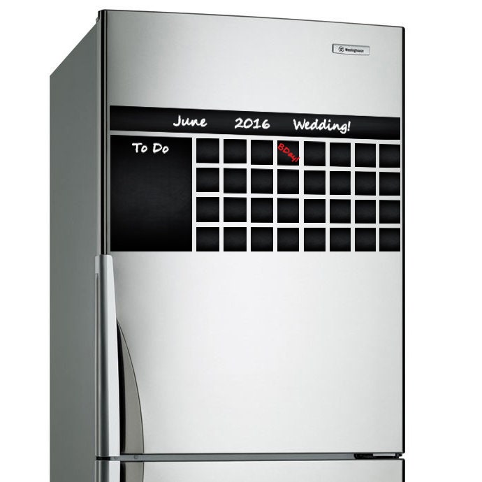 Wall Weekly Planner Sticker Monthly Blackboard Decal - Thumbnail 3