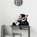 Banksy Wall Art Monkey Sticker Decal