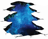 3D Floor Space Portal Hole Decal - Galaxy Art Sticker Decor For Kid Teen Living Room Bathroom