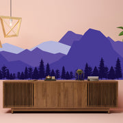 Mountain Wall Decal - Mountains Vinyl Sticker Decor For Nursery Baby Kid Boy Room