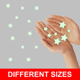 850 pcs Glow In The Dark Stars Stickers - The Star Glowing Ceiling Decals For Wall Room Kids Decor