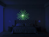 Glow In The Dark Stars Stickers - The Glowing Moon Decal For Nursery Kid Room Ceiling And Wall