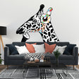 Thinking Giraffe Sticker - Inspired by Banksy Art Vinyl Dj Baksy Wall Decal