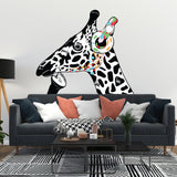 Thinking Giraffe Sticker - Inspired by Banksy Art Vinyl Dj Baksy Wall Decal