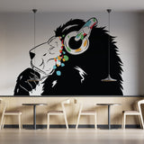 Lion Wall Sticker - Lions Head Decal