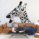 Giraffe Wall Sticker - Giraffes Head Decal