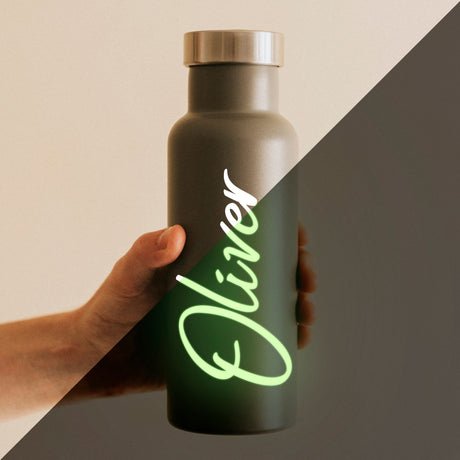 Personalised Vinyl Name Decals - Personalized Glow in the Dark Label Tags