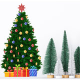 Large Christmas Tree Wall Sticker - Green Pine Vinyl Decal Decoration For Living Room