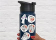 Anatomy Stickers for Hydroflask - Anatomical Decals Gift for Doctors and Medical Students