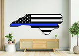 North Carolina Sticker - Removable Vinyl Wall Stickers