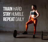 Gym Wall Decal - Motivational Fitness Workout Quote Sticker