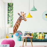 Giraffe Wall Decal - Playful Animal Stickers
