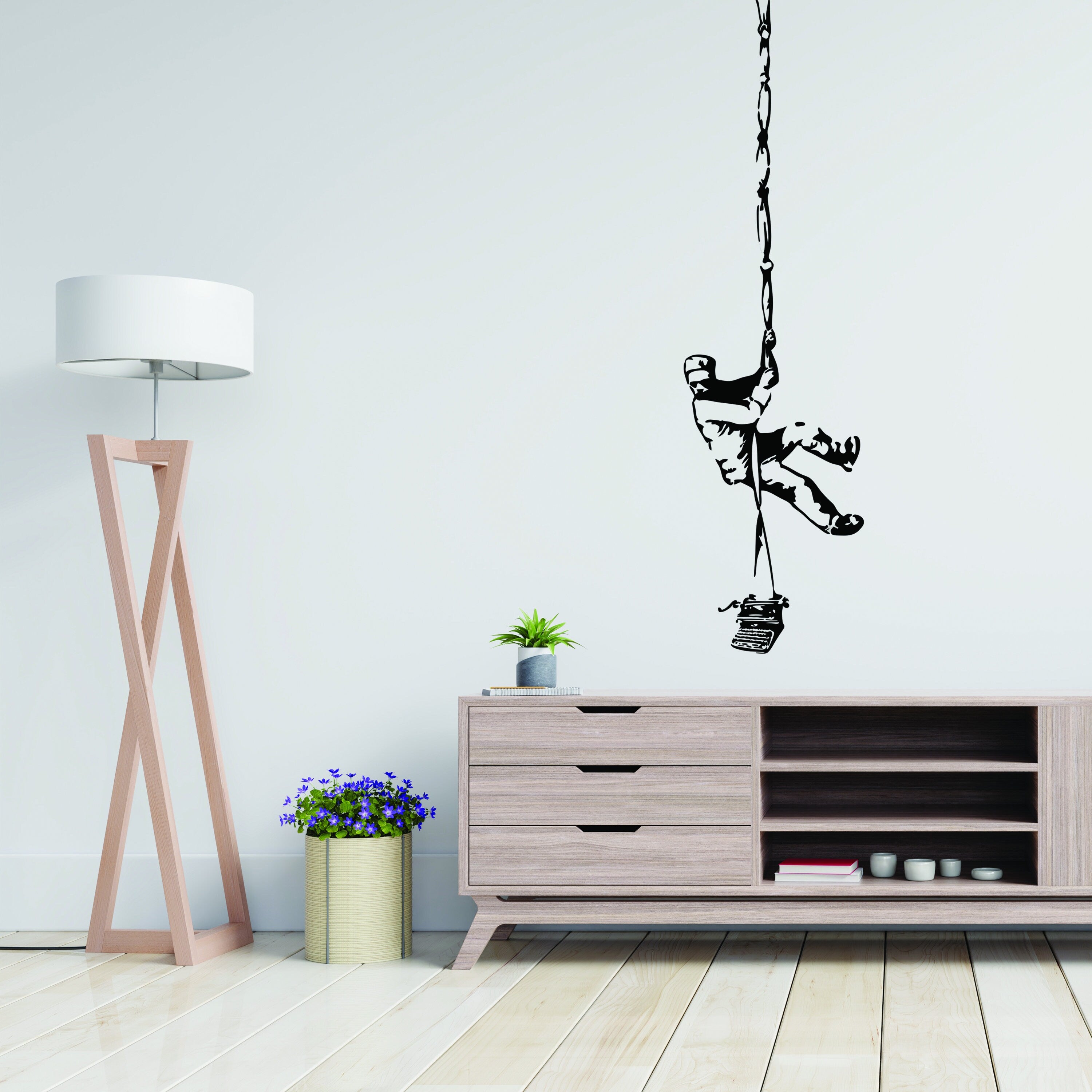 Banksy Prisoner Escape Wall Decal - Thumbnail 3