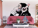 "Banksy Thinking Monkey Wall Art"