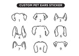"Personalized Dog Tattoo Decal"