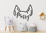 "Customized Pet Ears Sticker"