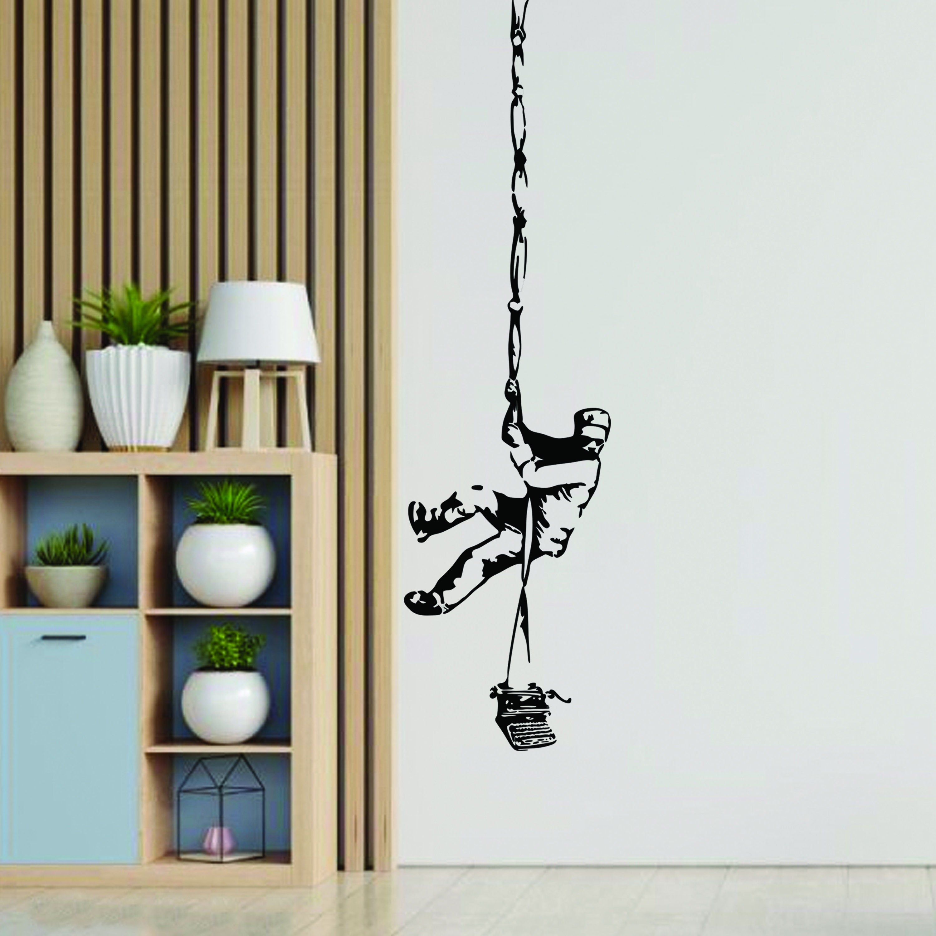 Banksy Prisoner Escape Wall Decal - Thumbnail 4