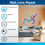 Radiant Sea Turtle Wall Decal - Vivid Ocean-Inspired Sticker