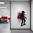 Creative Scuba Diver Silhouette Wall Sticker