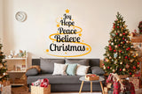 Inspirational Holiday Decor Sign