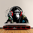 Headphone Chimp Wall Art