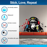 Music-Loving Monkey Wall Decor