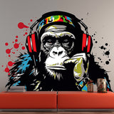 Contemplative Ape Wall Decal