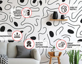 Dynamic Line and Shape Wall Art,