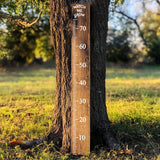 Vinyl Growth Chart Decal in Inches with 27 White Arrow Stickers – DIY Kids Height Ruler Sticker for Wood, Door, Furniture - Baby Shower Gift