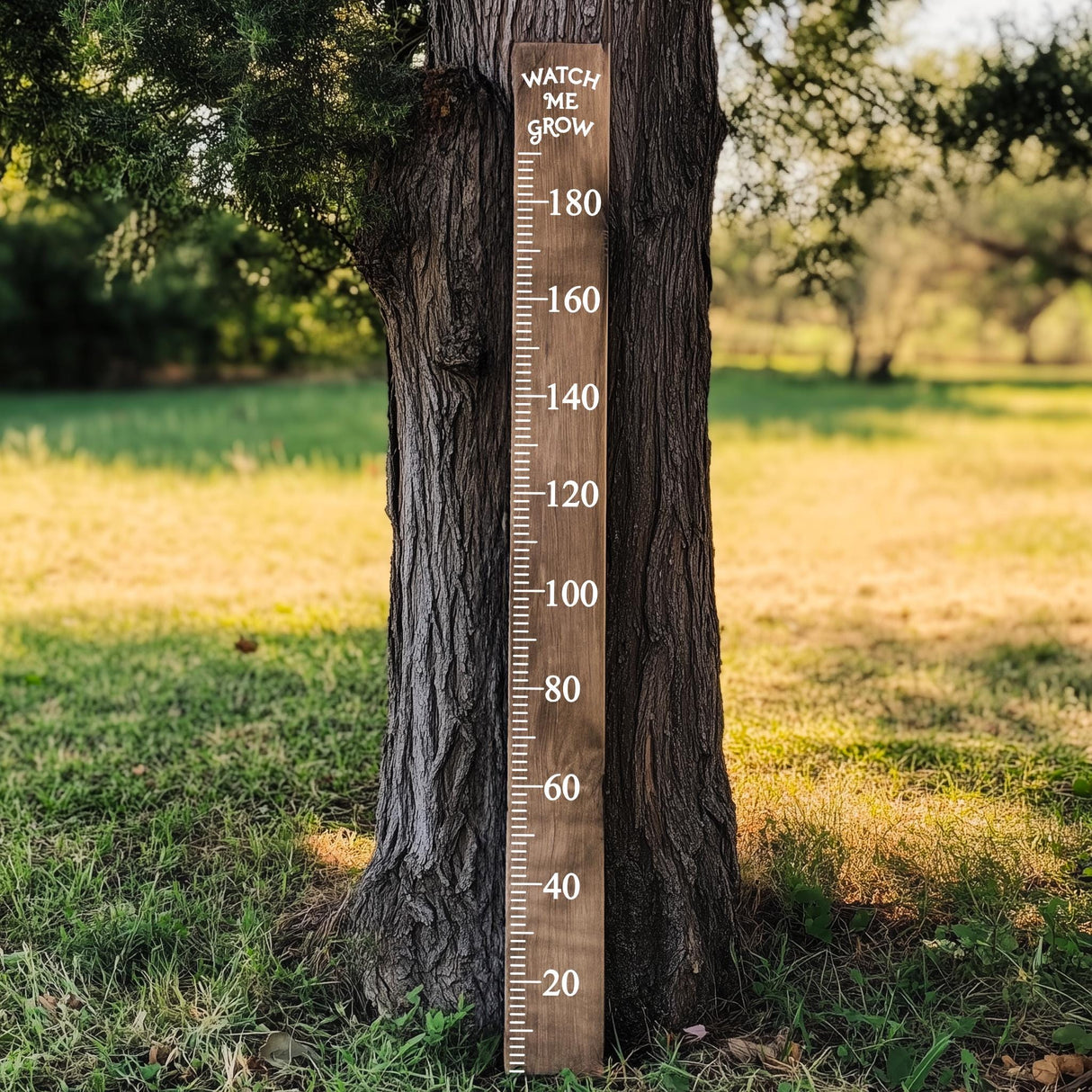 Vinyl Growth Chart Decal in Centimeters with 27 White Arrow Stickers – DIY Kids Height Ruler CM Sticker for Wood, Door - Baby Shower Gift