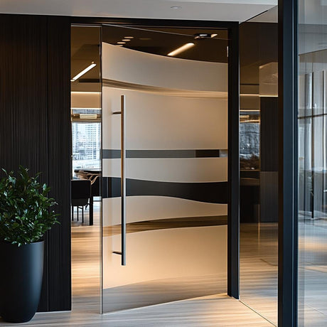 Custom Frosted Window Film Sticker - Personalized Frost Etch Privacy Vinyl Decal For Glass Door Covering