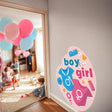 Gender Reveal Wall Decal | Boy or Girl Baby Shower Sticker Decor | Removable Gender Reveal Party Decoration *!