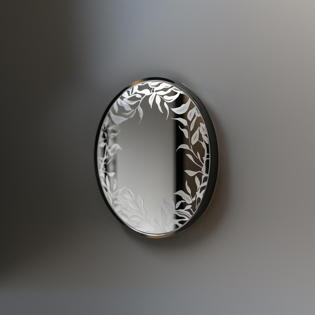 dressing mirror etching design Wooden Window Frame for Home Decor