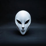 Alien Mask | Sci-Fi Cosplay Futuristic Space Mask | 3D Printed Minimalist Extraterrestrial Mask | Cyberpunk Face Mask | Space Horror Mask