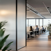 Product view of Etched Frosted Vinyl Roll for Office Glass Walls.