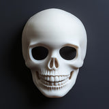 3D Printed Skull Mask | Horror Costume Cosplay Face Mask | Halloween Skeleton Mask | Gothic Face Cover Scary Mask | 3D Print Costume Mask