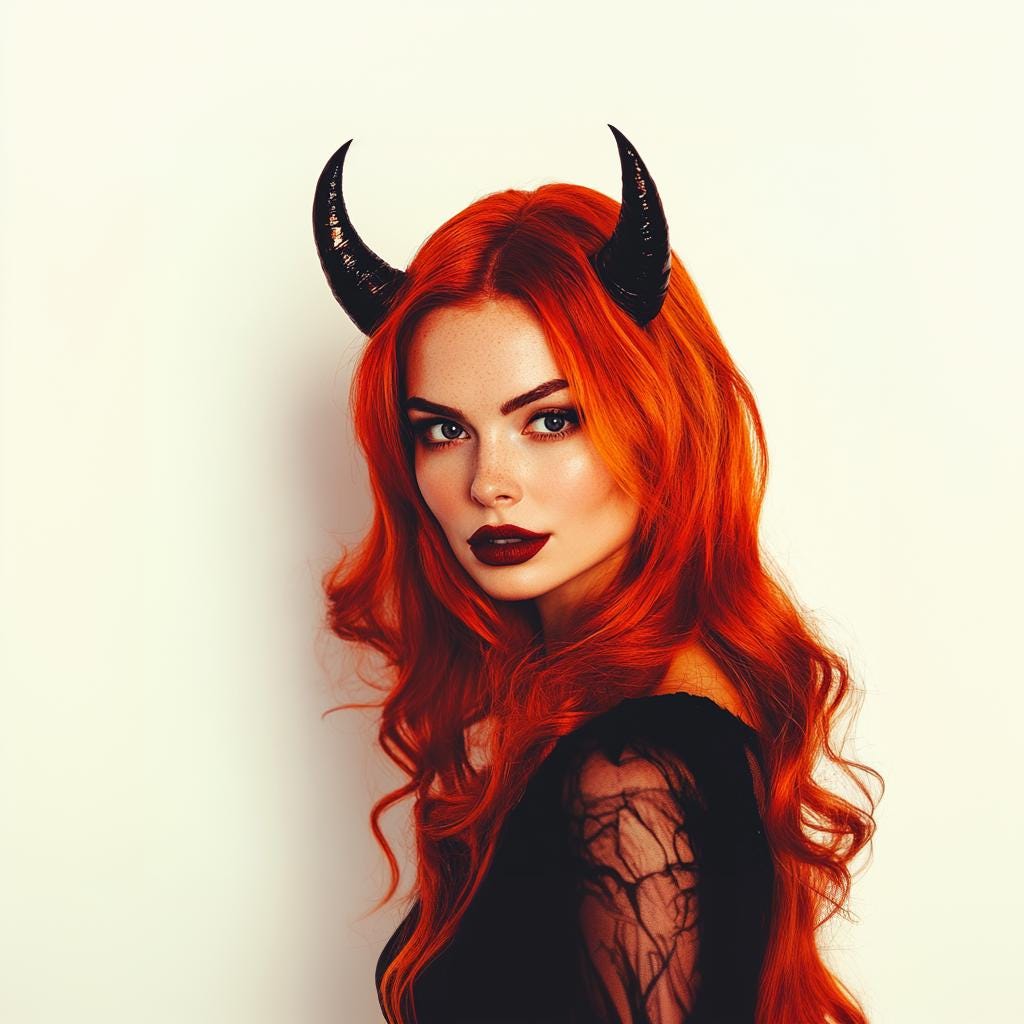 Gothic Red Demon Horns Headband Plastic Halloween Cosplay Accessories Amazon.com: mdgfge Devil Horns Headband Gothic Devil Horn  main image 4
