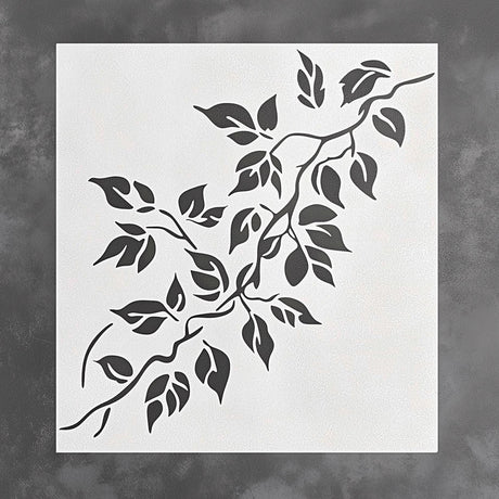 Vine Stencil | 3D Printed Leaf Stencil | Reusable Wall Ivy Painting Stencil | DIY Craft Stencil | Home Decor Stencil | Scrapbooking Stencil