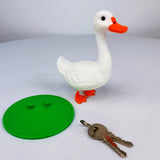Goose Key Holder | 3D Printed Magnetic Key Rack | Funny Home Decor | Animal Key Organizer | Housewarming Gift | Farmhouse Entryway Accent