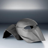 Futuristic Tactical Face Mask | Black 3D Printed Mask | Cosplay Helmet | Stealth Warrior Mask | Sci-Fi Armor Mask | Halloween Costume Mask