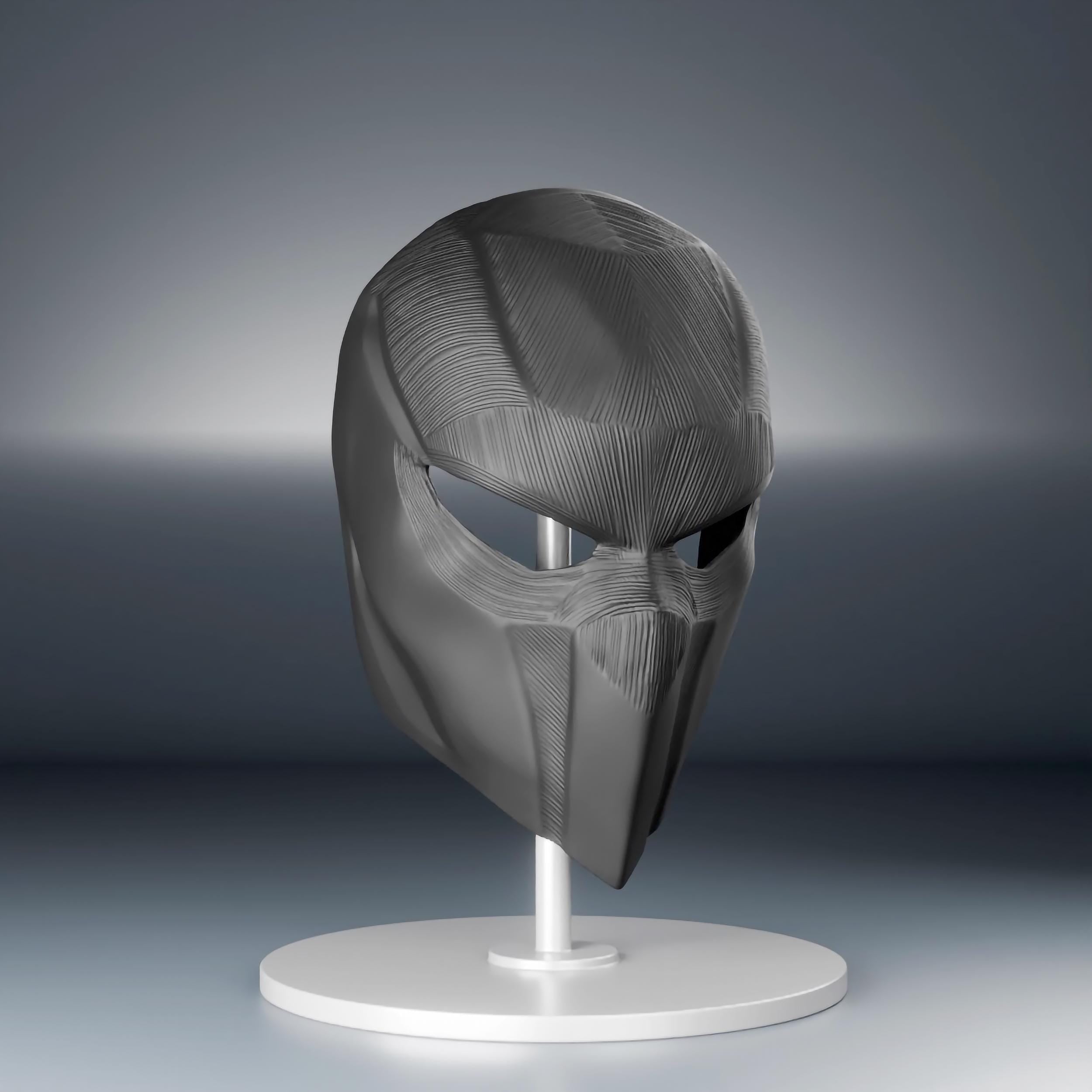 Futuristic Tactical Face Mask | 3D Printed Sci-Fi Armor