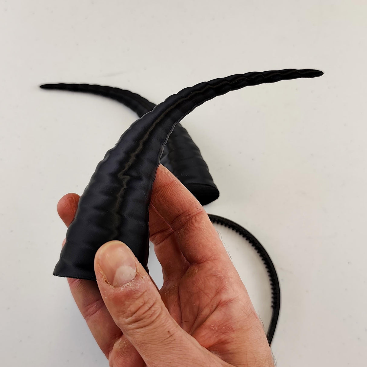 Demon Horns Headpiece | 3D Printed Devil Horns | Gothic Cosplay Costume | Demon Horns | Fantasy Costume Accessories | Evil Queen Headdress