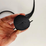 Demon Horns Headpiece | 3D Printed Devil Horns | Gothic Cosplay Costume | Demon Horns | Fantasy Costume Accessories | Evil Queen Headdress