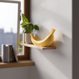 3D Printed Banana Boat Bowl | Modern Yellow Candy Dish and Key Tray Organizer for Kitchen Shelf, Entryway Console or Playful Home Decor