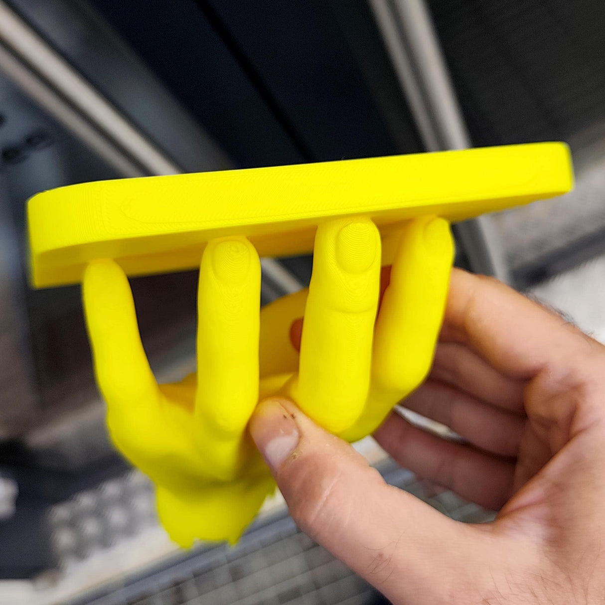 Hand Wall Shelf | 3D Printed Floating Shelf | Surreal Art Shelf | Minimalist Sculpture Decor | Unique Wall Storage | Modern Design Gift