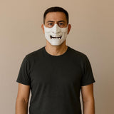 3D Printed Oni Mask | Half Face Demon Mask | Japanese Samurai Mask