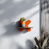 3D Printed Wall Shelf | Geometric X Form Floating Shelf | Modern Plant Display Shelf | Minimalist Decorative Shelf | Unique Wall Decor
