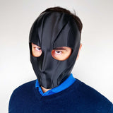 Black Tactical Face Mask | 3D Printed Full Face Mask for Men | Cyberpunk Costume Prop