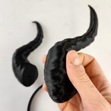 Gothic Demon Horns | 3D Printed Costume Horns | Cosplay Headpiece