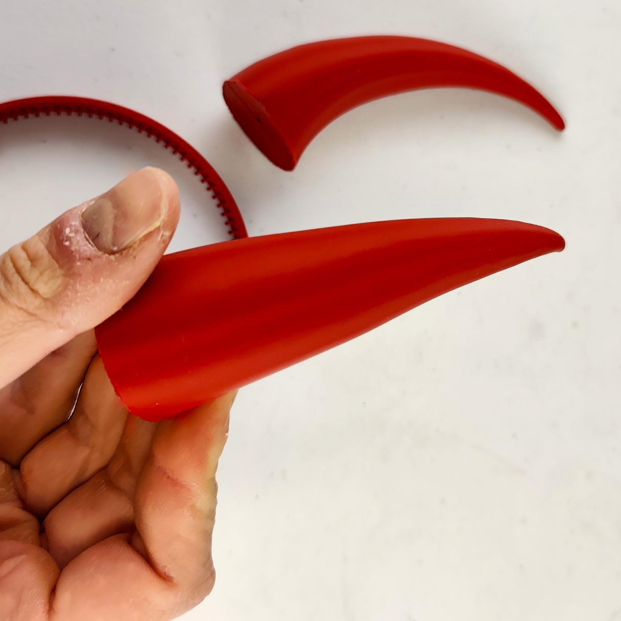 Demon Horns Headpiece | 3D Printed Cosplay Horns | Gothic Costume Accessories